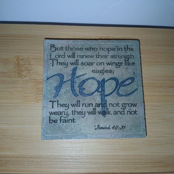 Demdaco Hope Box Lidded Trinket Box by Faith 2005 Bill Stross - Picture 2 of 9